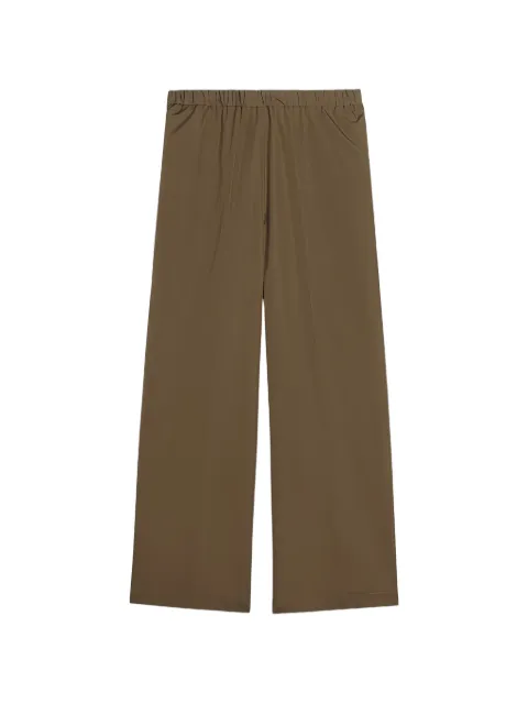 ASPESI elasticated cotton trousers Green 26PG0128D30785237