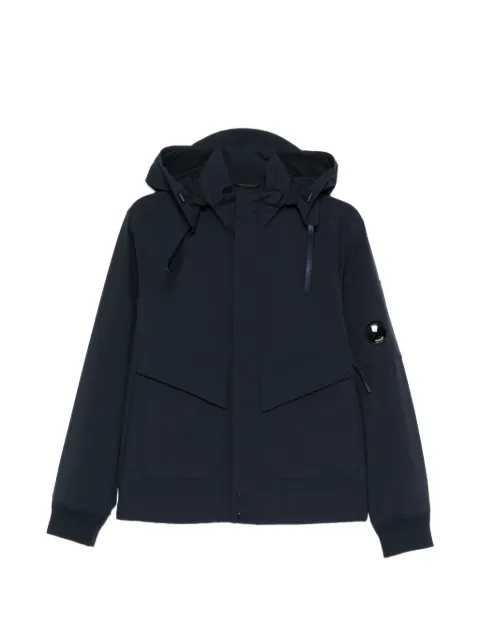 C.P. Company lens-detail hooded jacket Blue 20CMOW001A005968A888