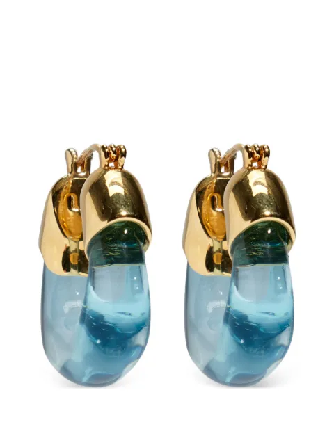 Lizzie Fortunato Organic hoop earrings Gold SS26E018