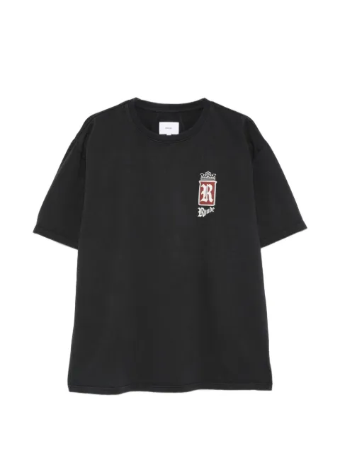 RHUDE logo t-shirt Black RHSS26TT07012