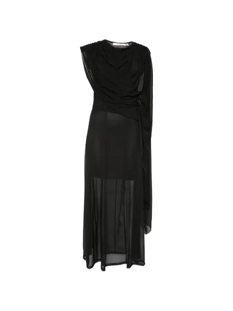 Gestuz draped maxi dress Black 10911139