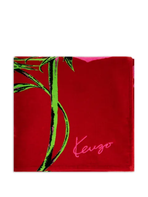 Kenzo floral beach towel Red FG5KPOPAWTOW