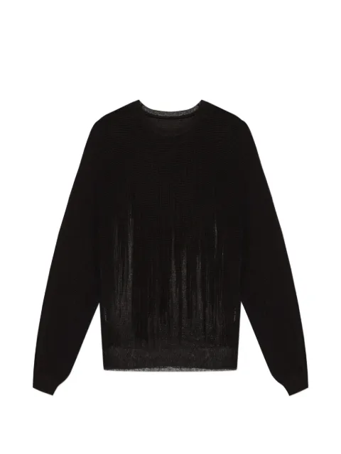 Homme Plissé Issey Miyake Brush Close-Up crew-neck sweater Brown HP66KN287
