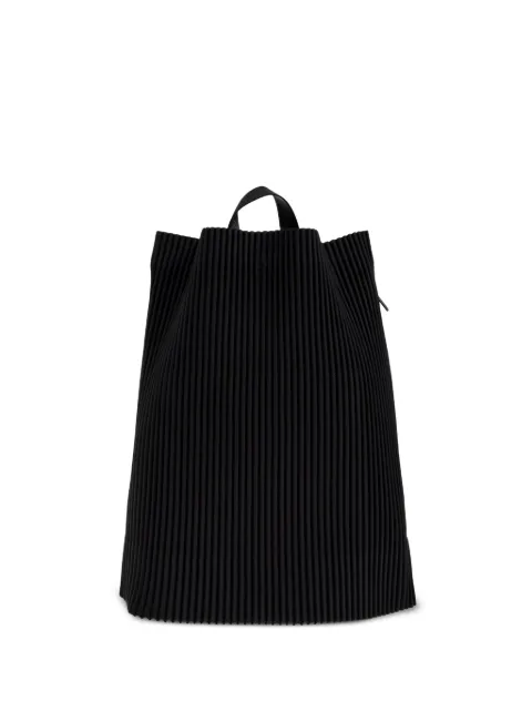 Homme Plissé Issey Miyake pleated backpack Black HP66AG436