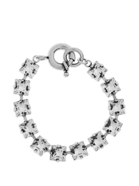 ISABEL MARANT crystal-embellished brass bracelet Silver BR0248FAD2B12B