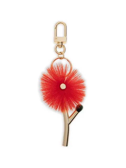 Issey Miyake flower-detail keyring Gold IM66AK103
