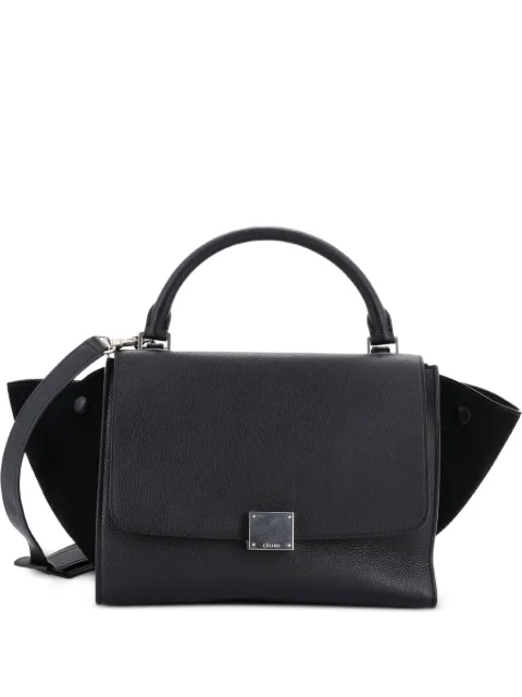 Celine Pre-Owned Trapeze Bag Leather Small satchel Black ZD54H0TYE8TCMXFV