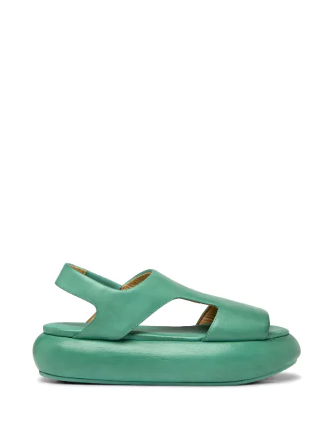 Marsèll Ciambellona leather sandals Green MW5246P010