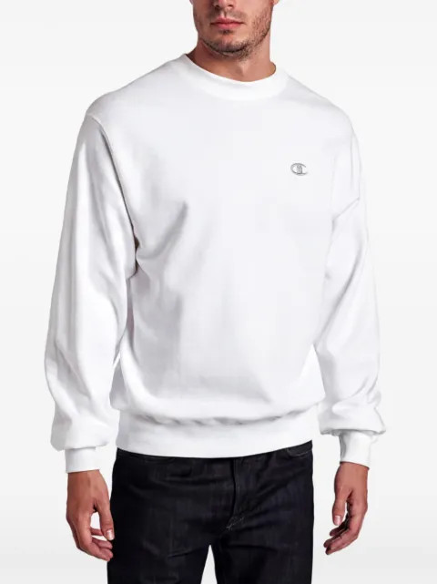 Champion Eco Fleece logo-patch sweatshirt White CS2465045