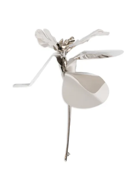 Nº21 floral-motif brooch Silver 74616971