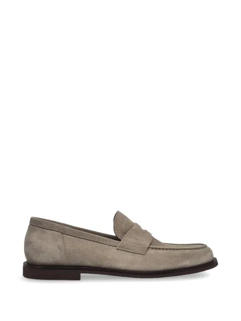 Barrett College penny suede loafers Grey 251U048