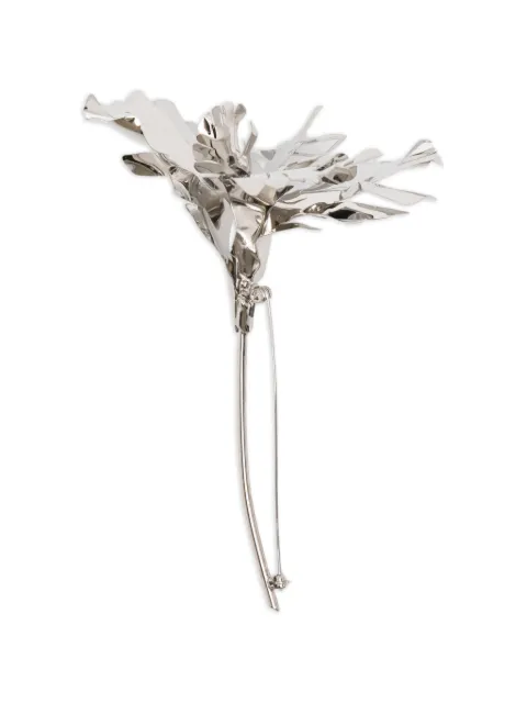 Nº21 floral-motif brooch Silver 74626971