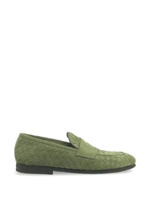 Barrett woven penny loafers Green 231U040