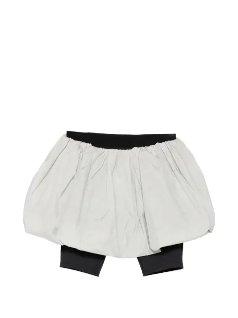 Juun.J gathered balloon-hem skirt Grey JW6327W08