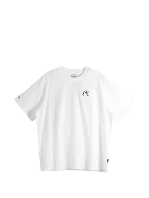 Malbon Golf logo-print graphic-back T-shirt White M10041
