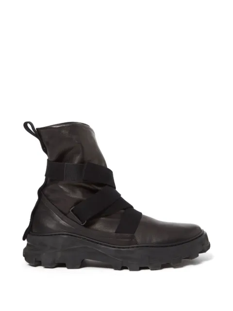 PURO convertible leather sneakers Black M3170