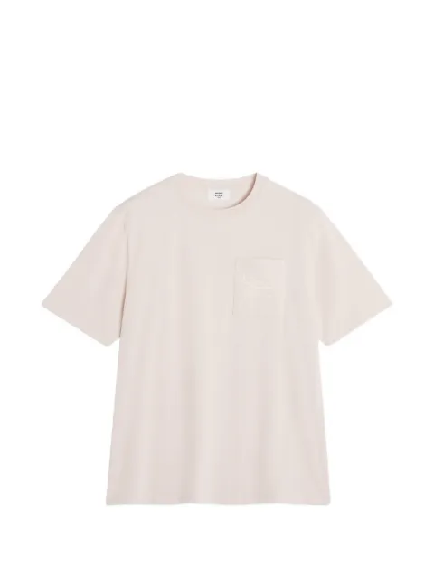 Maison Kitsuné Poetic Script T-shirt Neutrals QM00104KJ7025