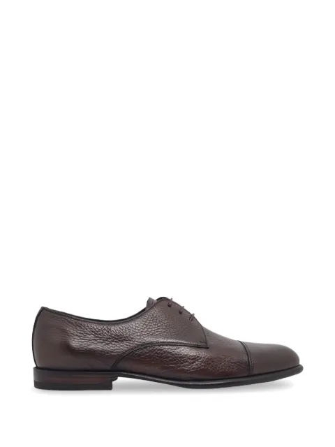 Barrett textured cap-toe derby shoes Brown 261U044