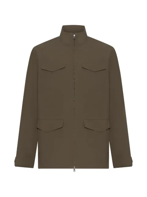 Herno four-pocket zip-up jacket Green FI000150U12301