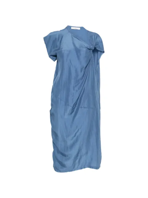 Tela Ulisse knot midi dress Blue ULISSE010303010436