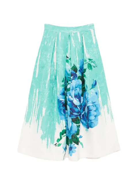 Lunatica Milano Luna T midi skirt Blue LUNATBOUQUET