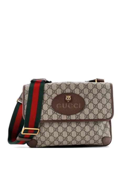Gucci Pre-Owned Neo Vintage Flap Messenger GG Coated Canvas Medium crossbody bag Brown LC0IJJLVT3W5MMCD
