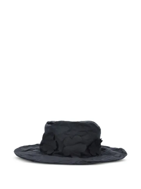 Scha floral-appliqué hat Black 2010