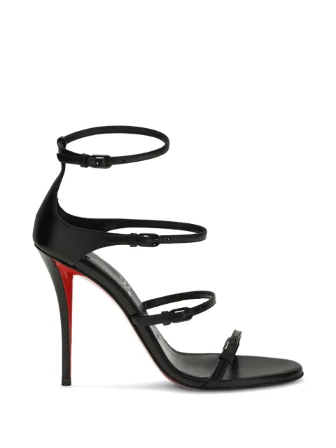 Christian Louboutin buckle straps sandals Black 1260783B439