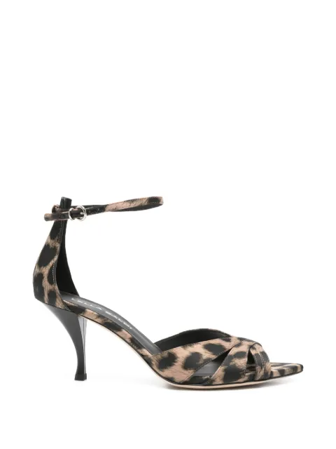 Lella Baldi leopard-print sandals Brown L159TJANE2870