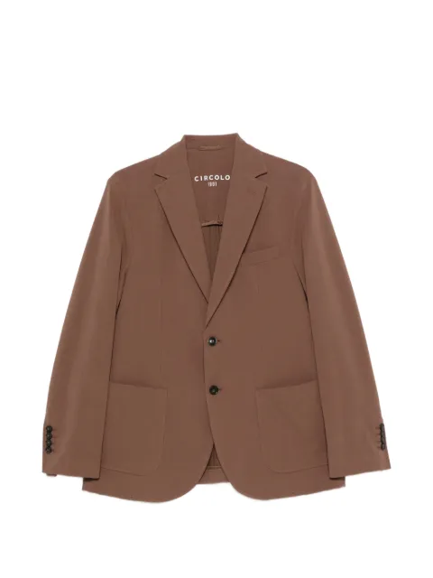 Circolo 1901 single-breasted blazer Brown CN5185