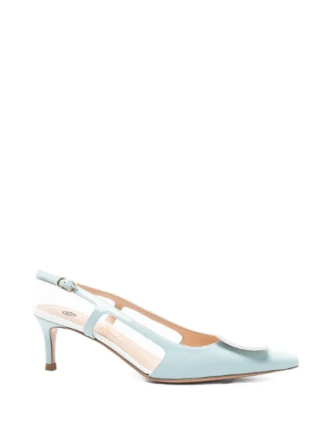 Roberto Festa Kimera square-toe pumps Blue KIMERALACKURUSBIANCO