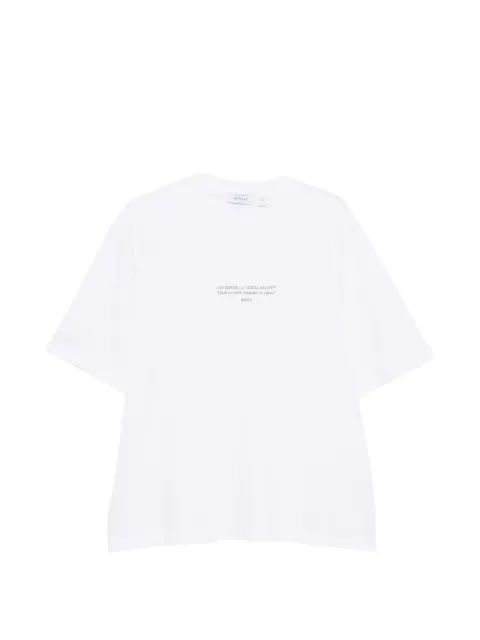 Off-White logo-print T-shirt White 44MAA120S26J007100