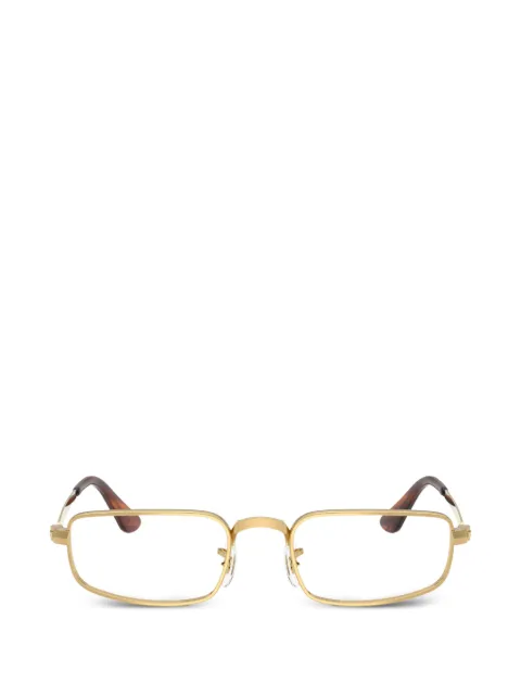 Ray-Ban x A$AP Rocky rectangular frame glasses Gold 0RX3927V