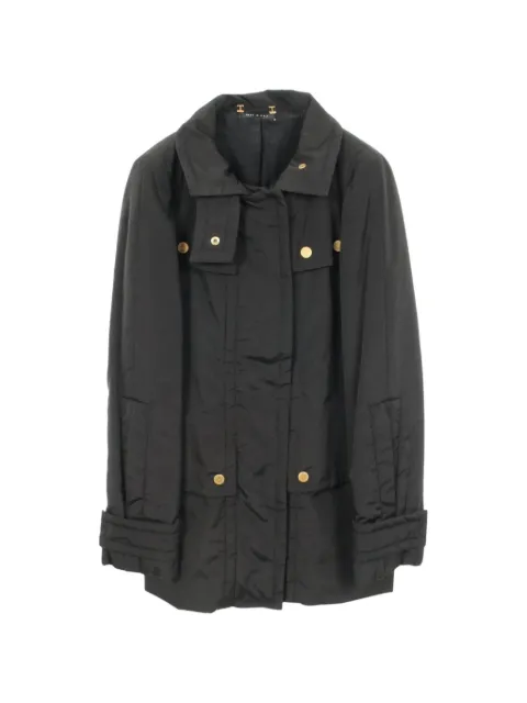 Gucci Pre-Owned 2010s stand-collar coat Black 1051424