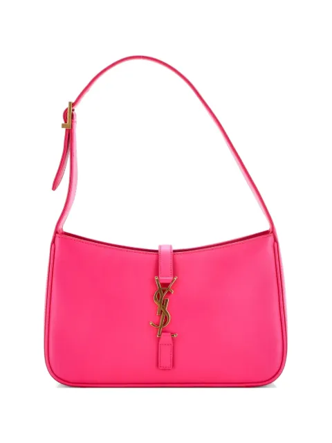 Saint Laurent Pre-Owned Le 5 a 7 Leather Small hobo bag Pink 71F0VDWWF4XZCX0Y