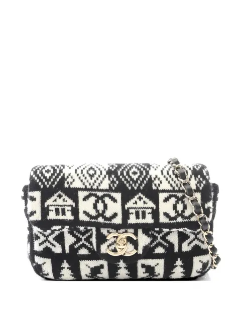 CHANEL Pre-Owned 2019 Coco Neige shoulder bag Black 105787028521157