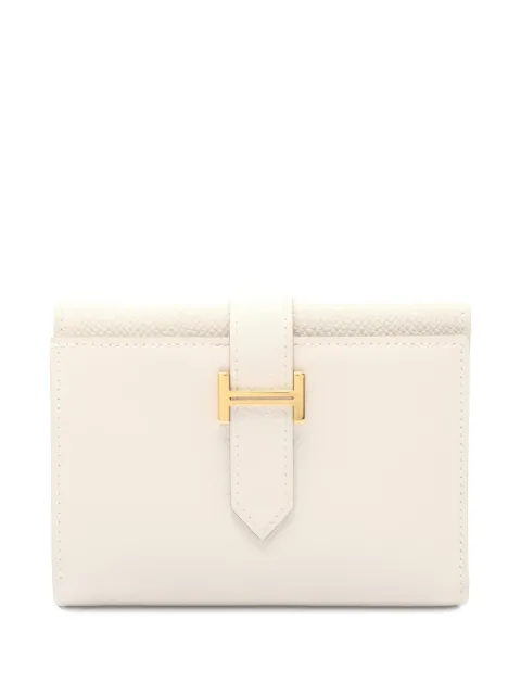 Hermès Pre-Owned 2024 Bearn Conbine Verso tri-fold leather wallet Neutrals 1057897W