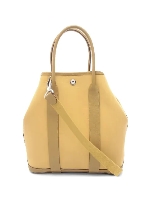 Hermès Pre-Owned 2020 PM Garden File leather tote bag Yellow 1057623Y