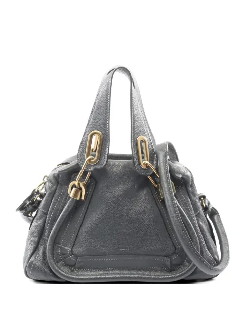 Chloé Pre-Owned 2000s Paraty leather tote bag Grey 1054382