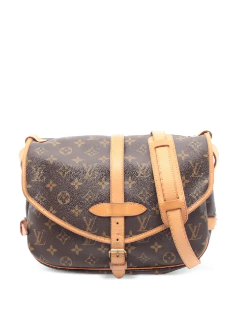 Louis Vuitton Pre-Owned 2005 30 Saumur monogram-pattern satchel bag Brown 1058241