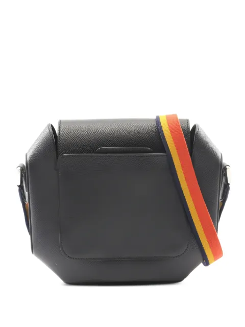 Hermès Pre-Owned 2016 Octagon leather shoulder bag Black 1057866X