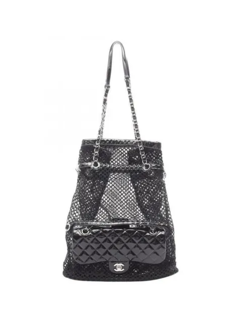 CHANEL Pre-Owned 2010-2011 matelassé chain shoulder bag Black 105802114351490