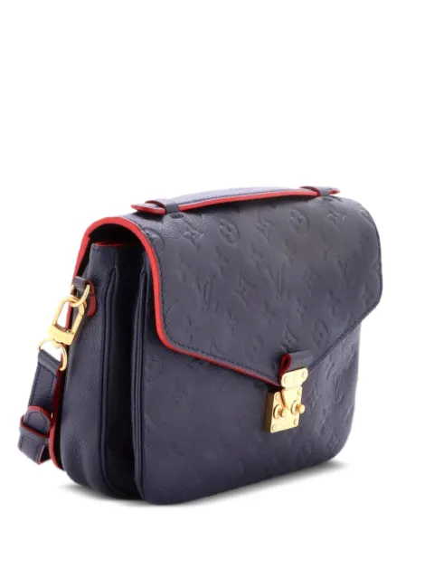 Louis Vuitton Pre-Owned Pochette Metis Monogram Empreinte Leather crossbody bag Blue JSUR2WKBEN98NXZN
