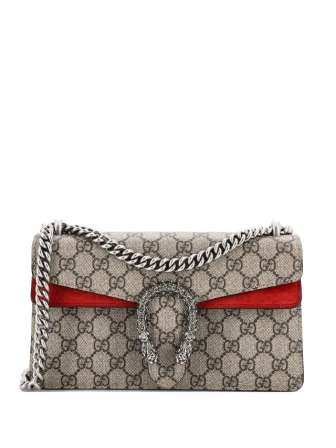 Gucci Pre-Owned Dionysus Bag GG Coated Canvas with Crystal Embellished Metal Small shoulder bag Brown 6PXDWKIT7KJCO3HZ