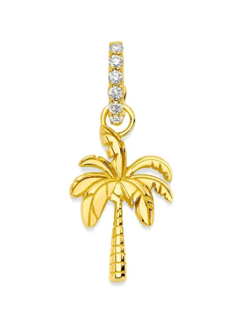 BUDDHA MAMA palm tree diamond pendant Gold PALMTREE
