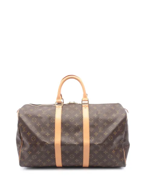 Louis Vuitton Pre-Owned 2001 Monogram Keepall 45 travel bag Brown PKPUX9FON2CK970W