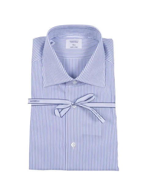 Mazzarelli striped shirt White 4577