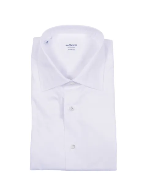 Mazzarelli white slim-fit shirt White 451A
