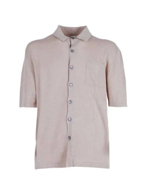 Settefili Cashmere chest-pocket knit cardigan Neutrals 4015CM2