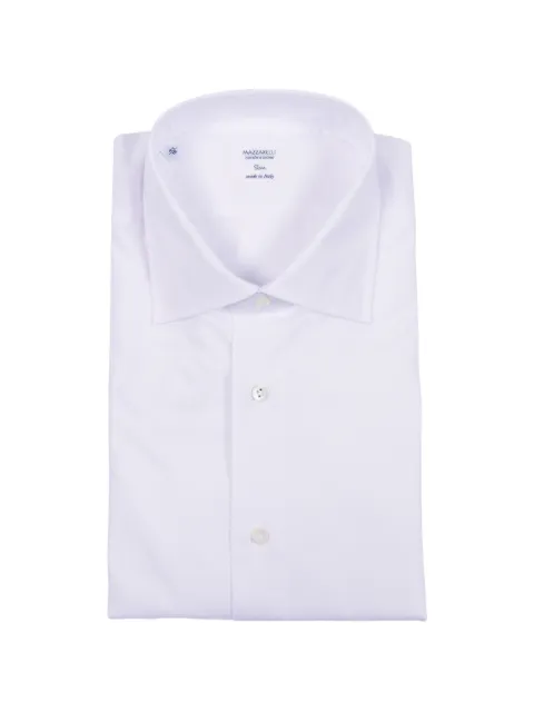 Mazzarelli white slim-fit shirt White 451B